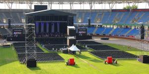 Koncert Jose Carreras Toruń Motoarena - próba