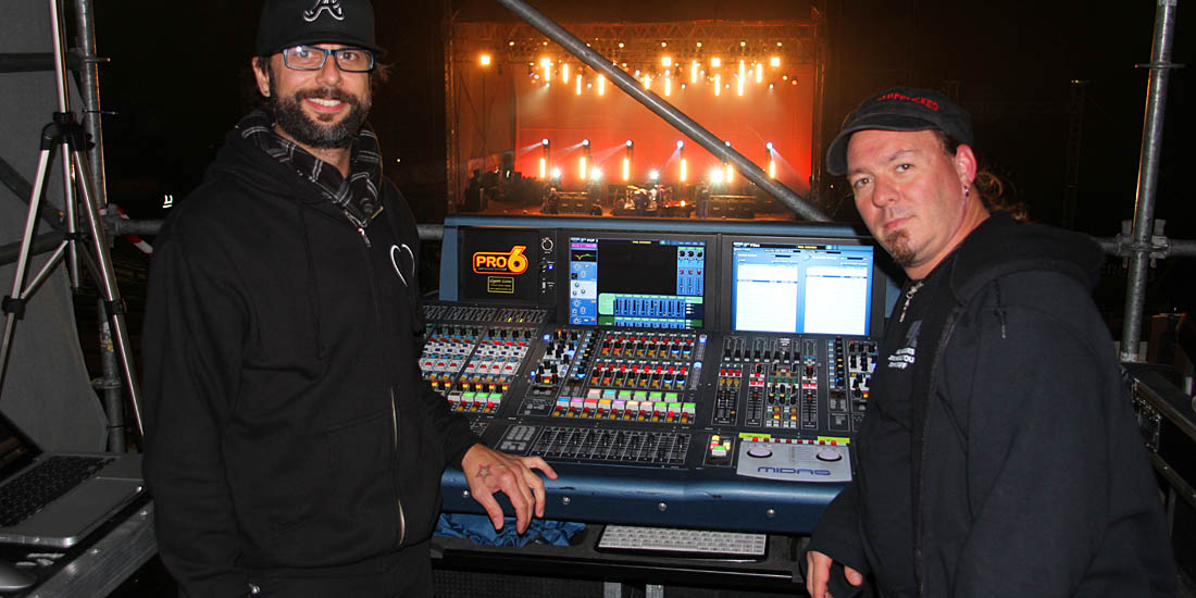 33 Rob Viator - Sound Engineer and  John Santos - Lighting Designer of Paul Rodgers