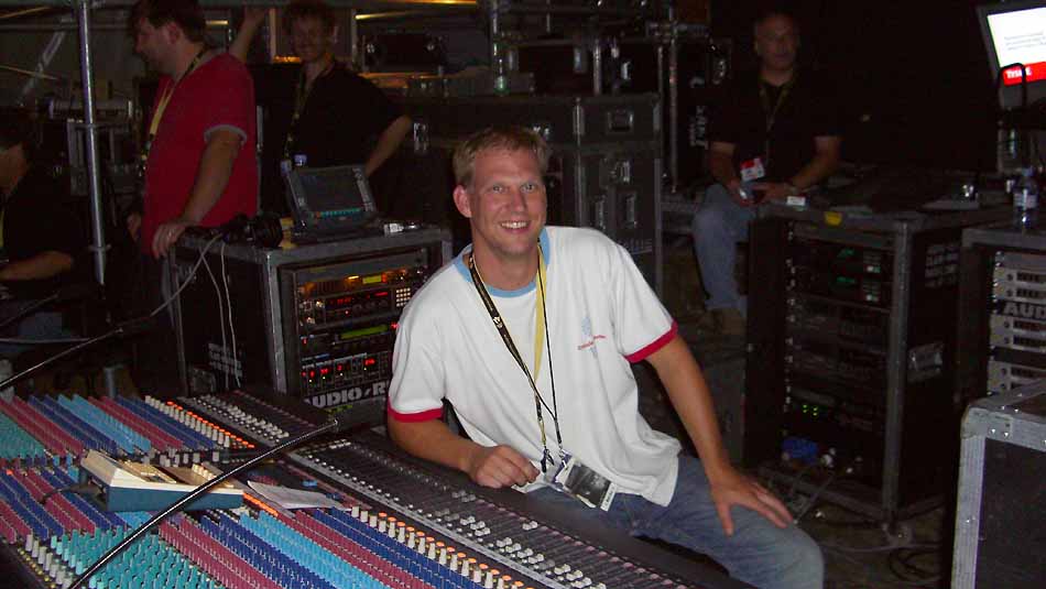 Matt Herr - sound engineer of Elton John